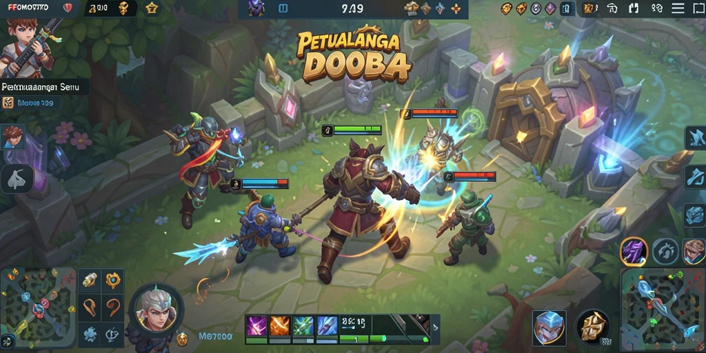 Tampilan gameplay FOMOTOTO yang menegangkan dan penuh aksi.