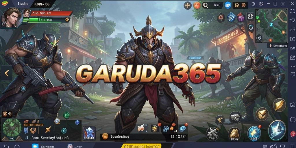 Tampilan gameplay seru dan menegangkan di GARUDA365.