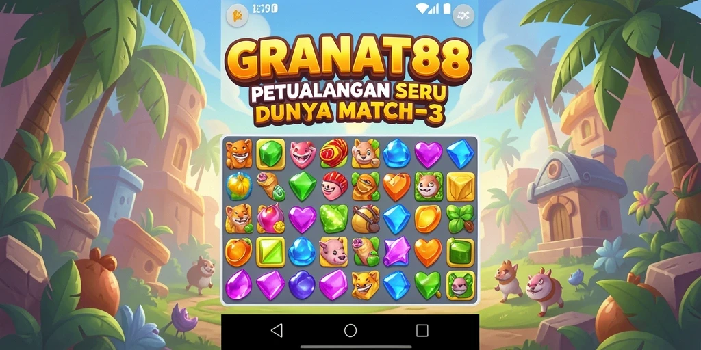 Screenshot GRANAT88 menampilkan gameplay seru yang penuh warna.