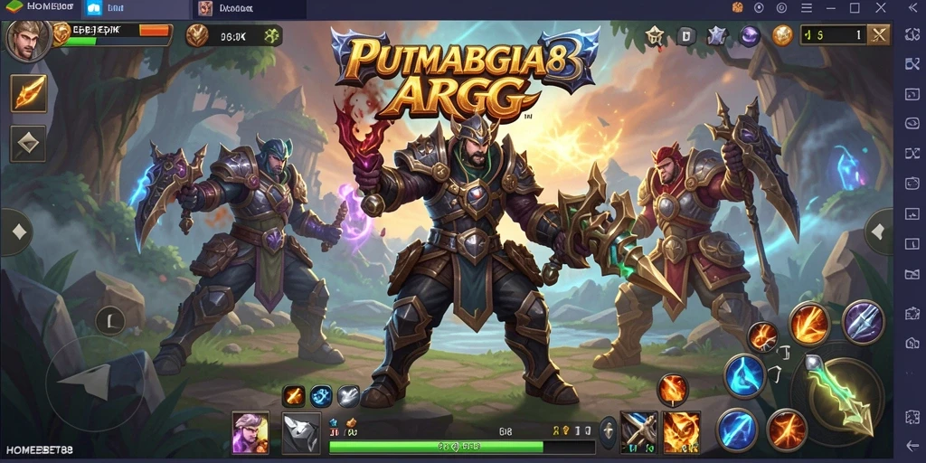 Tampilan gameplay menakjubkan dari HOMEBET88 yang penuh aksi.