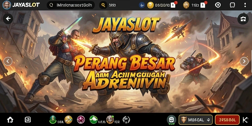 Tampilan menarik dari gameplay <strong>JAYASLOT</strong> yang penuh aksi.