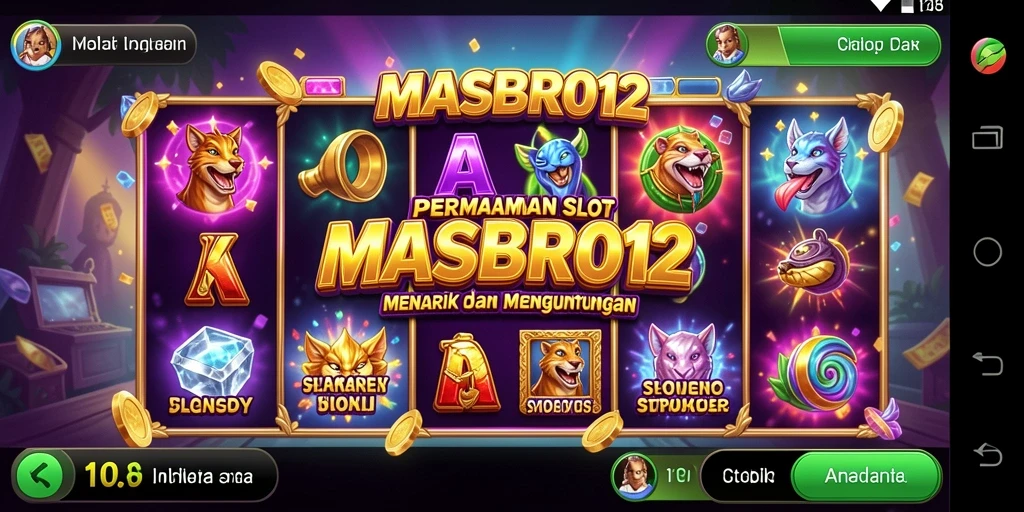 Tampilan menarik dari gameplay Slot MASBRO12 yang mengasyikkan.