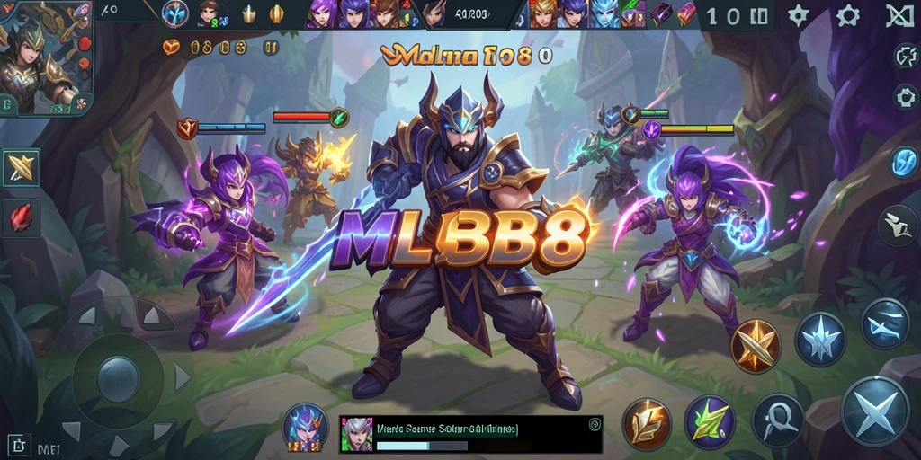 Tampilan gameplay slot yang seru dan mengasyikkan dari MLBB8.