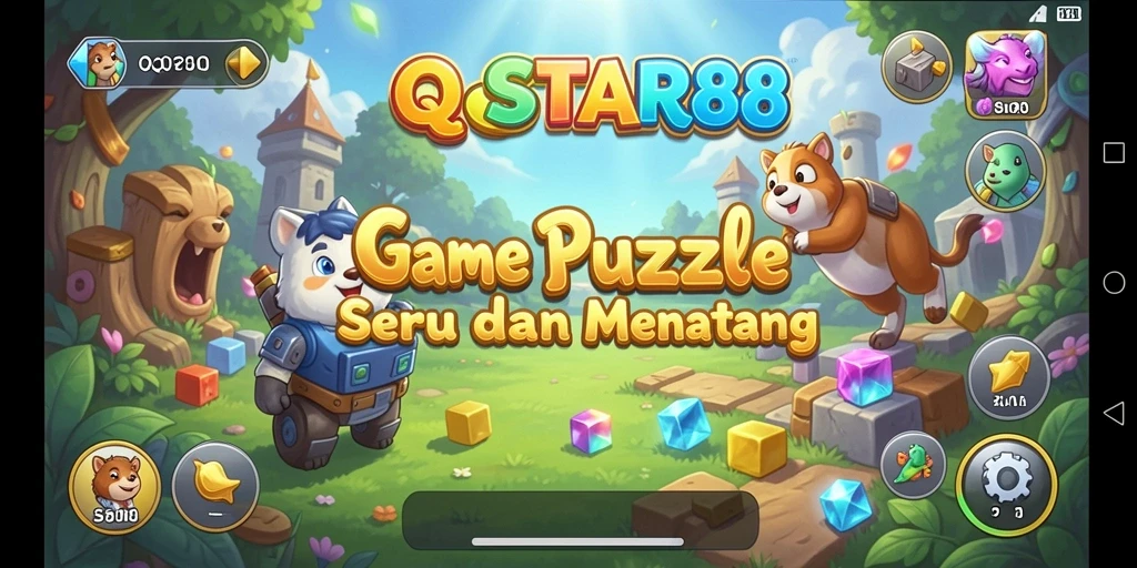 Tampilan gameplay menarik dari QQSTAR88 dengan berbagai teka-teki.