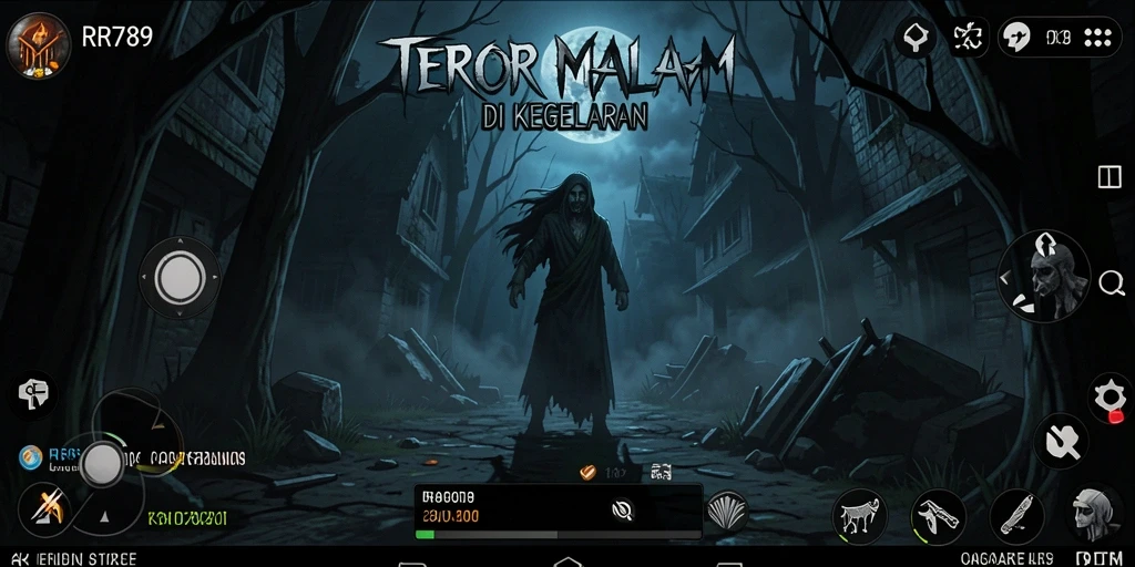 Gameplay menegangkan dalam suasana mencekam RR789.