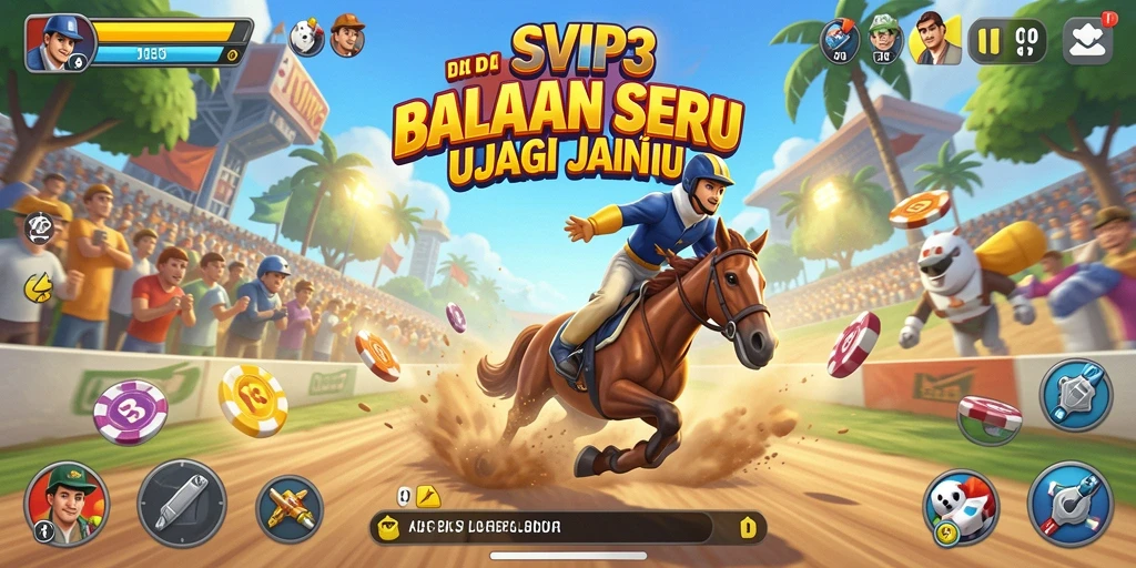 Gameplay Racing seru dan mendebarkan di SVIP3.