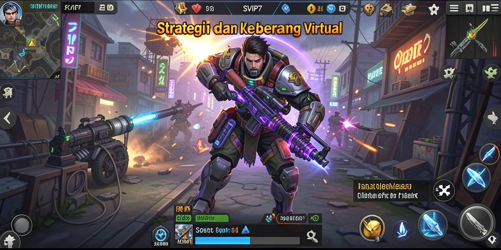 Tampilan menegangkan dari pertempuran SLG yang epik.