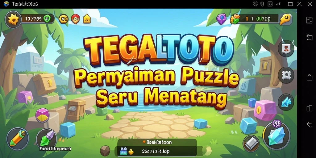 Gameplay seru TEGALTOTO penuh tantangan Puzzle.