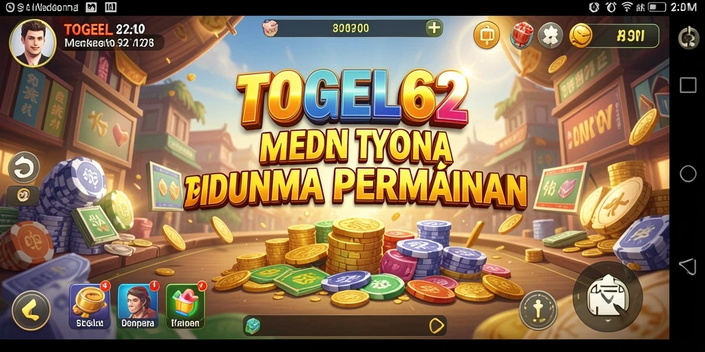 Tampilan gameplay TOGEL62 yang menarik dan penuh strategi.