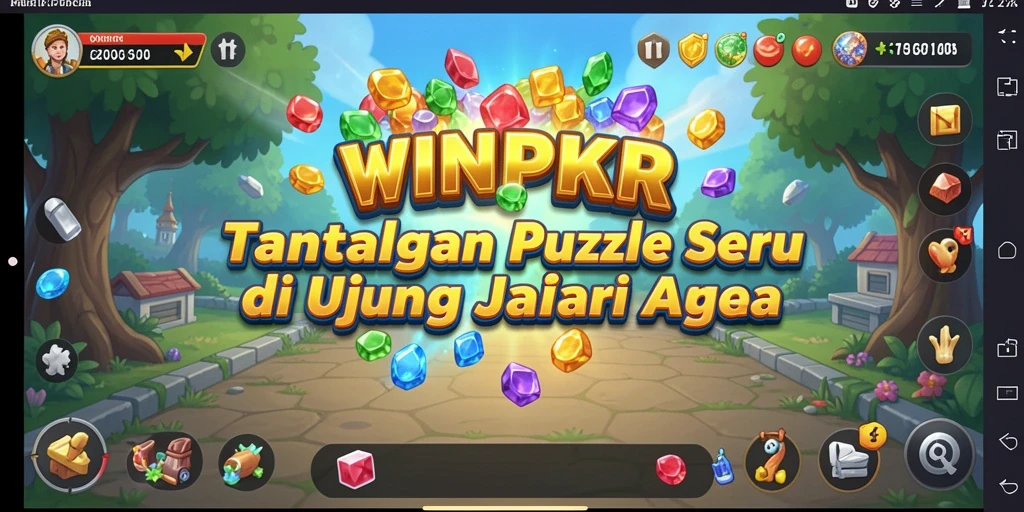 Tampilan gameplay Puzzle yang menantang dan mengasyikkan.